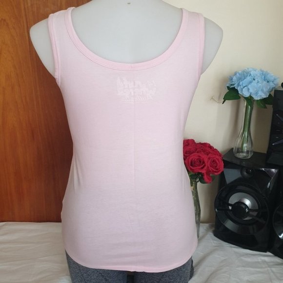 BTF Between the Flags AU-14 Pink Sleeveless Singlet Top Tee 100% Cotton NWOT - Picture 6 of 10